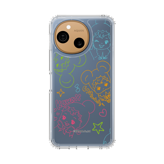 スリムプロテクションケース［ なかよしチャーミーちゃん - ライン ］