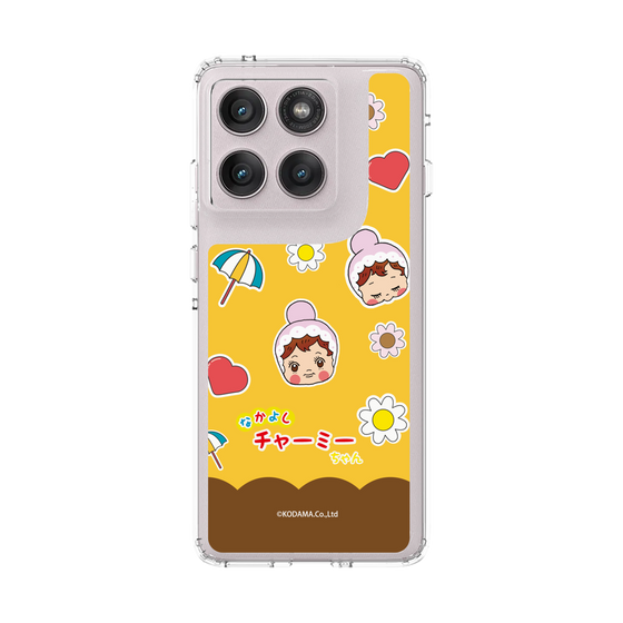 スリムプロテクションケース［ なかよしチャーミーちゃん - チャーミーちゃんとお花 ］