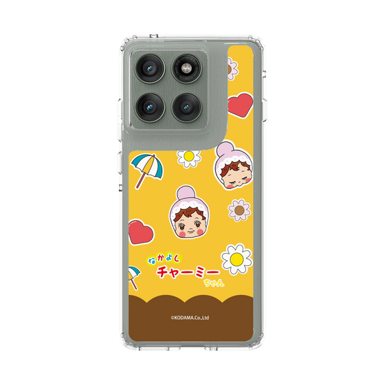 スリムプロテクションケース［ なかよしチャーミーちゃん - チャーミーちゃんとお花 ］