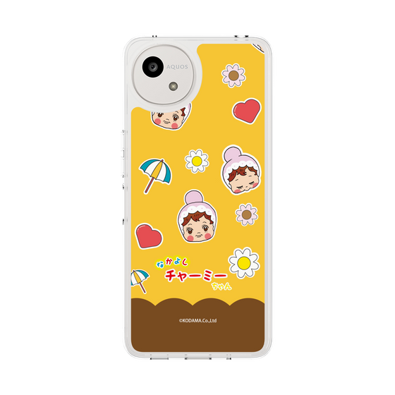 スリムプロテクションケース［ なかよしチャーミーちゃん - チャーミーちゃんとお花 ］