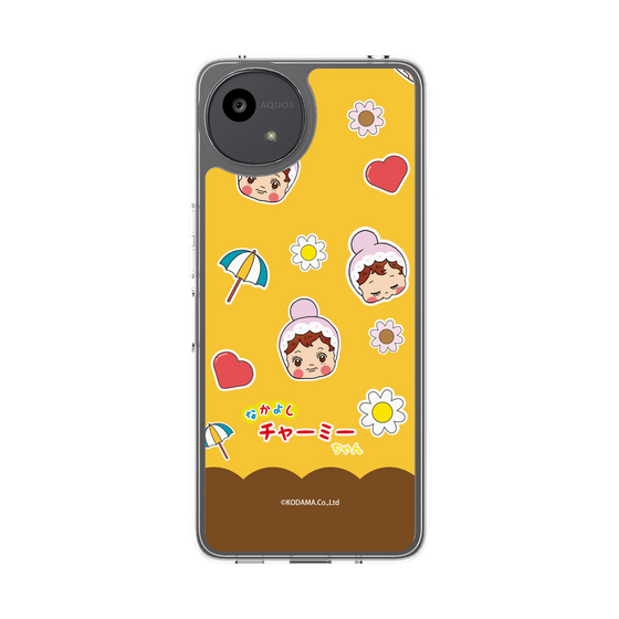スリムプロテクションケース［ なかよしチャーミーちゃん - チャーミーちゃんとお花 ］