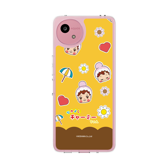 スリムプロテクションケース［ なかよしチャーミーちゃん - チャーミーちゃんとお花 ］