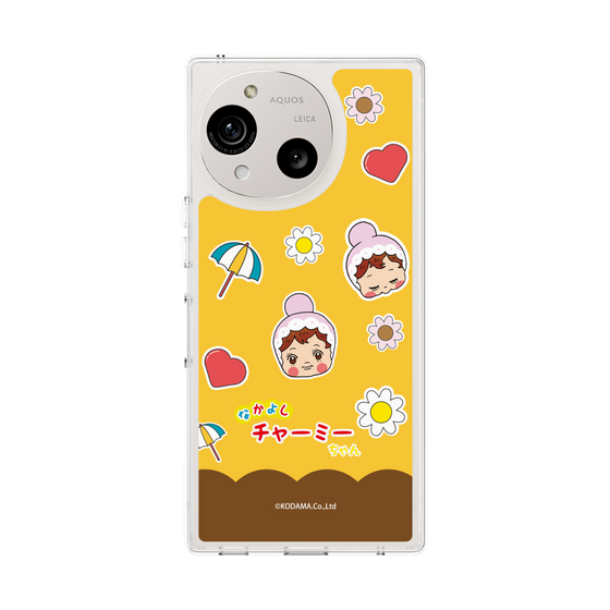 スリムプロテクションケース［ なかよしチャーミーちゃん - チャーミーちゃんとお花 ］