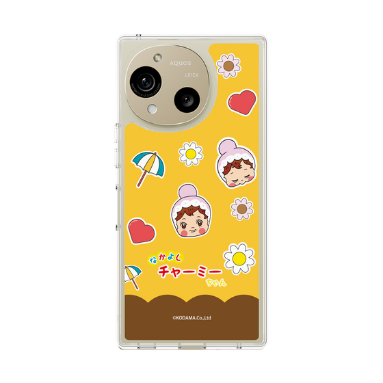 スリムプロテクションケース［ なかよしチャーミーちゃん - チャーミーちゃんとお花 ］
