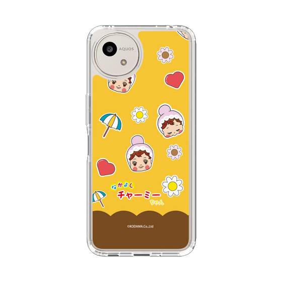 スリムプロテクションケース［ なかよしチャーミーちゃん - チャーミーちゃんとお花 ］