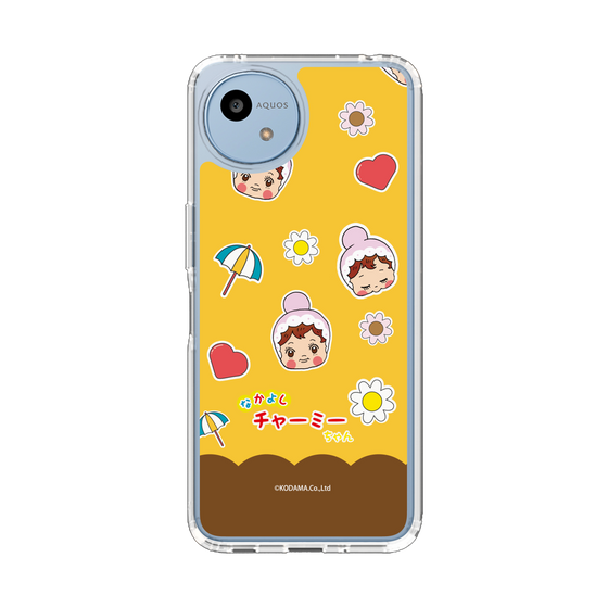 スリムプロテクションケース［ なかよしチャーミーちゃん - チャーミーちゃんとお花 ］