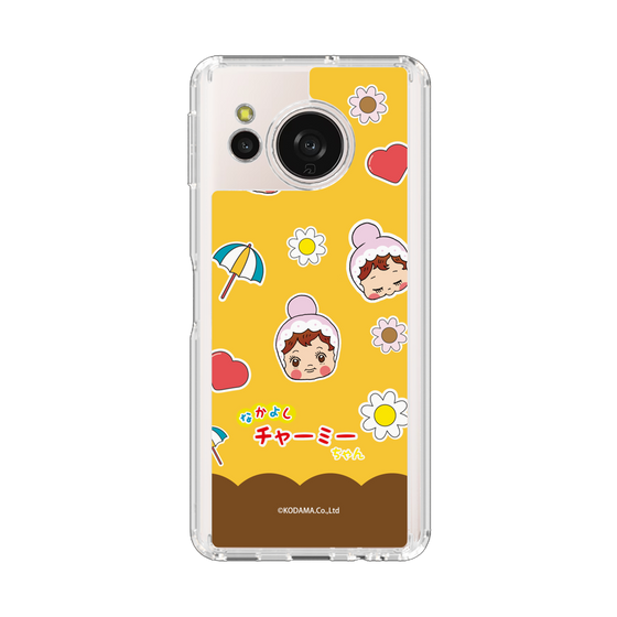 スリムプロテクションケース［ なかよしチャーミーちゃん - チャーミーちゃんとお花 ］