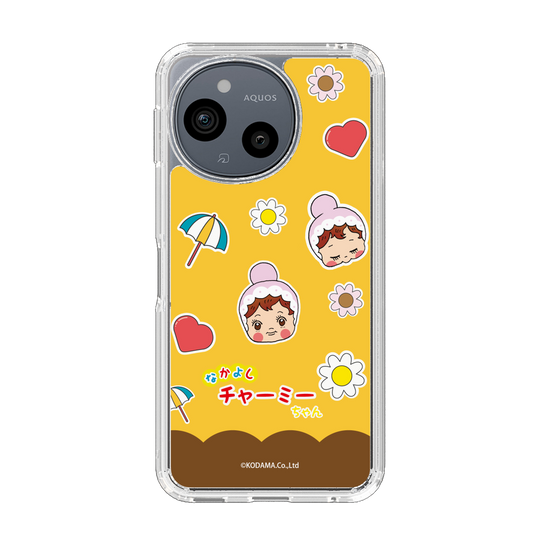 スリムプロテクションケース［ なかよしチャーミーちゃん - チャーミーちゃんとお花 ］