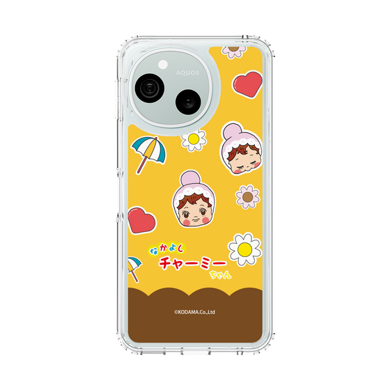 スリムプロテクションケース［ なかよしチャーミーちゃん - チャーミーちゃんとお花 ］