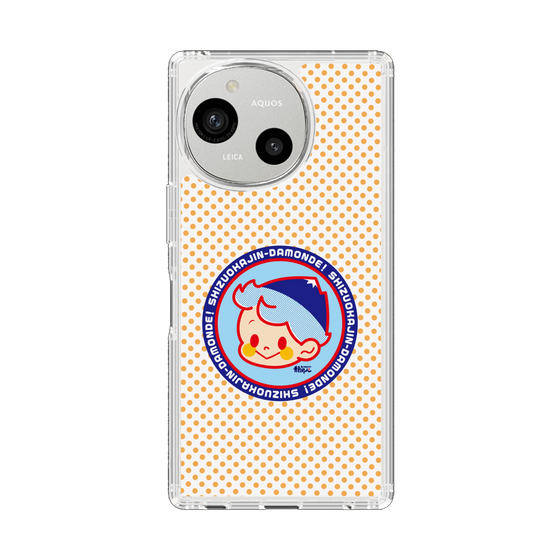 スリムプロテクションケース［ 静岡人 - だもんで坊や - オレンジ ］