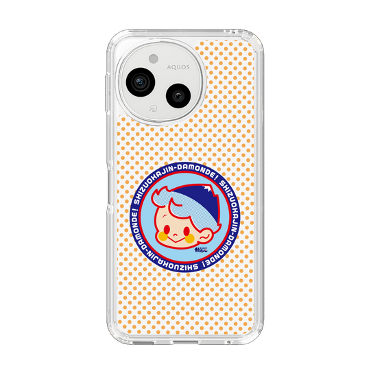 スリムプロテクションケース［ 静岡人 - だもんで坊や - オレンジ ］