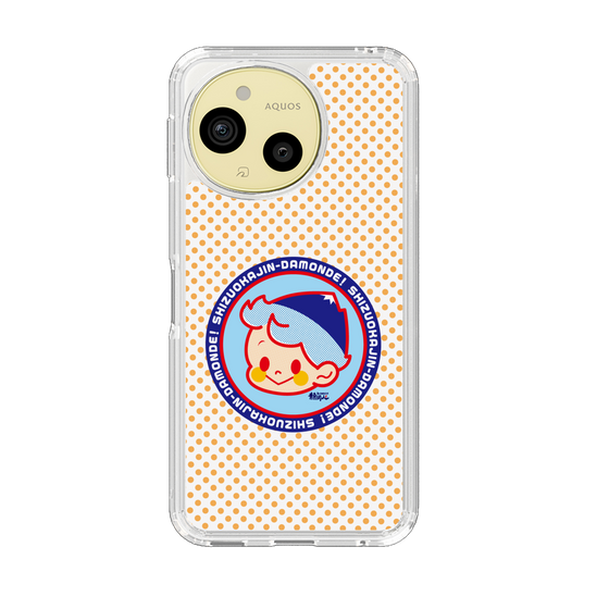 スリムプロテクションケース［ 静岡人 - だもんで坊や - オレンジ ］