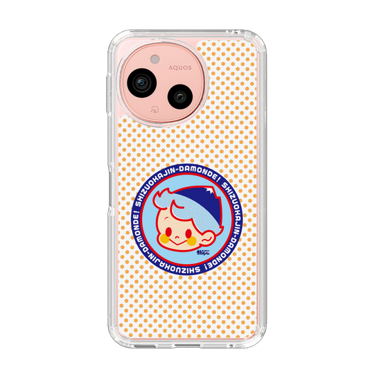 スリムプロテクションケース［ 静岡人 - だもんで坊や - オレンジ ］