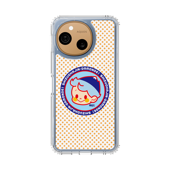 スリムプロテクションケース［ 静岡人 - だもんで坊や - オレンジ ］