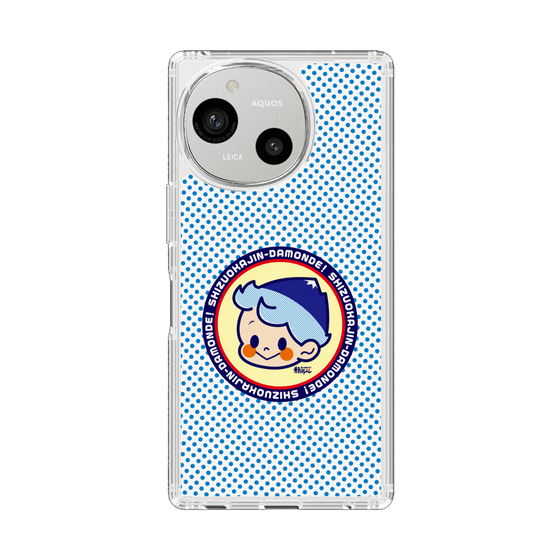 スリムプロテクションケース［ 静岡人 - だもんで坊や - ブルー ］