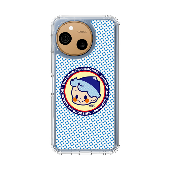 スリムプロテクションケース［ 静岡人 - だもんで坊や - ブルー ］