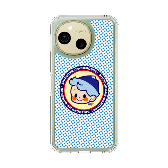 スリムプロテクションケース［ 静岡人 - だもんで坊や - ブルー ］