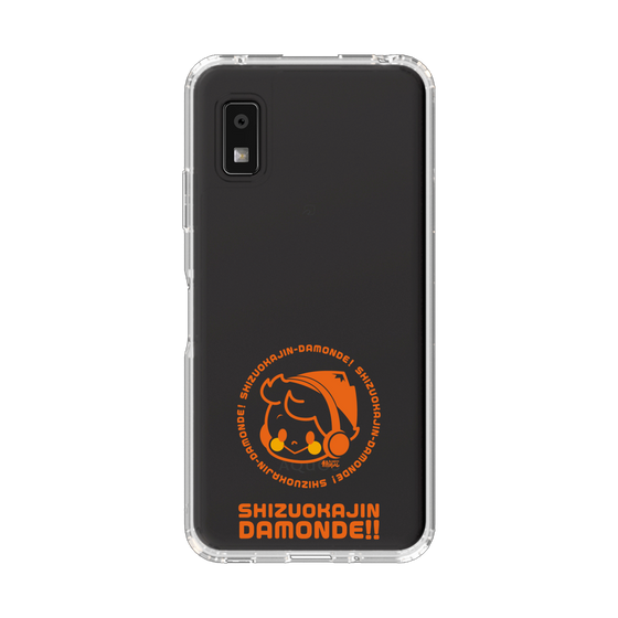 スリムプロテクションケース［ 静岡人 - だもんで坊やDJ - オレンジ ］