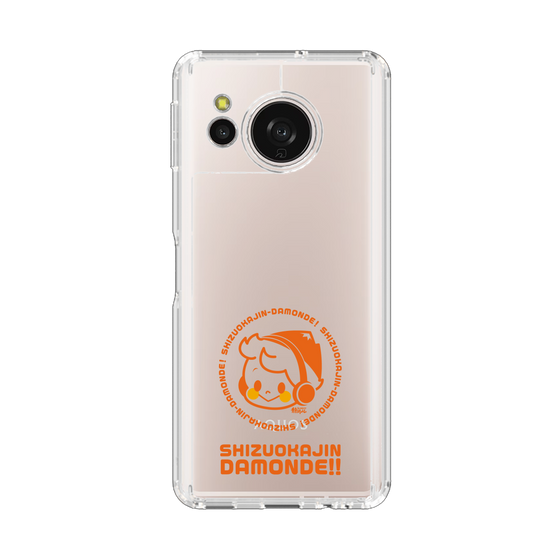 スリムプロテクションケース［ 静岡人 - だもんで坊やDJ - オレンジ ］