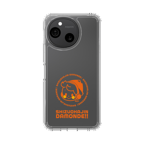 スリムプロテクションケース［ 静岡人 - だもんで坊やDJ - オレンジ ］