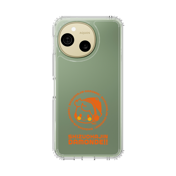 スリムプロテクションケース［ 静岡人 - だもんで坊やDJ - オレンジ ］