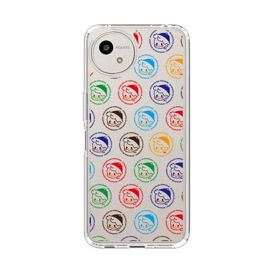 スリムプロテクションケース［ 静岡人 - だもんで坊やDJ - カラフル ］