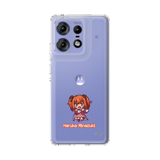 スリムプロテクションケース［ ツインエンジェル - 水無月 遥 - ドットイラスト ］