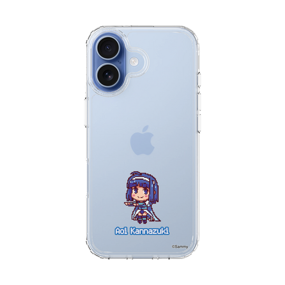 スリムプロテクションケース［ ツインエンジェル - 神無月 葵 - ドットイラスト ］