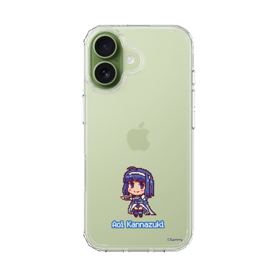 スリムプロテクションケース［ ツインエンジェル - 神無月 葵 - ドットイラスト ］
