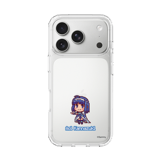 スリムプロテクションケース［ ツインエンジェル - 神無月 葵 - ドットイラスト ］