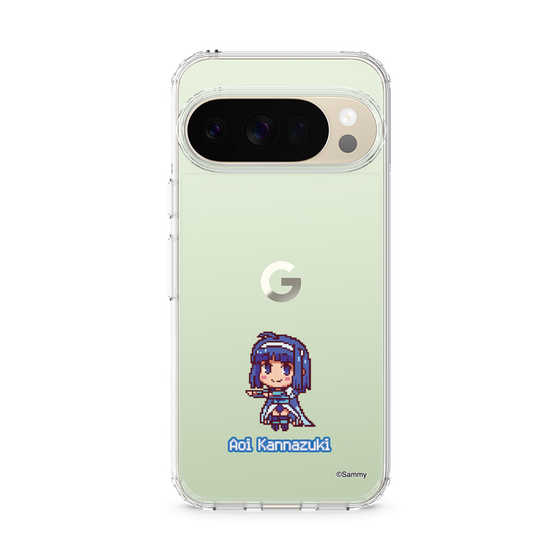 スリムプロテクションケース［ ツインエンジェル - 神無月 葵 - ドットイラスト ］