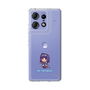 スリムプロテクションケース［ ツインエンジェル - 神無月 葵 - ドットイラスト ］