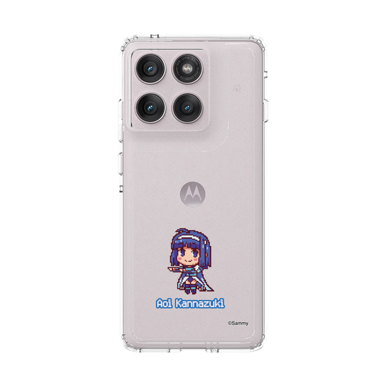 スリムプロテクションケース［ ツインエンジェル - 神無月 葵 - ドットイラスト ］