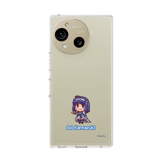 スリムプロテクションケース［ ツインエンジェル - 神無月 葵 - ドットイラスト ］