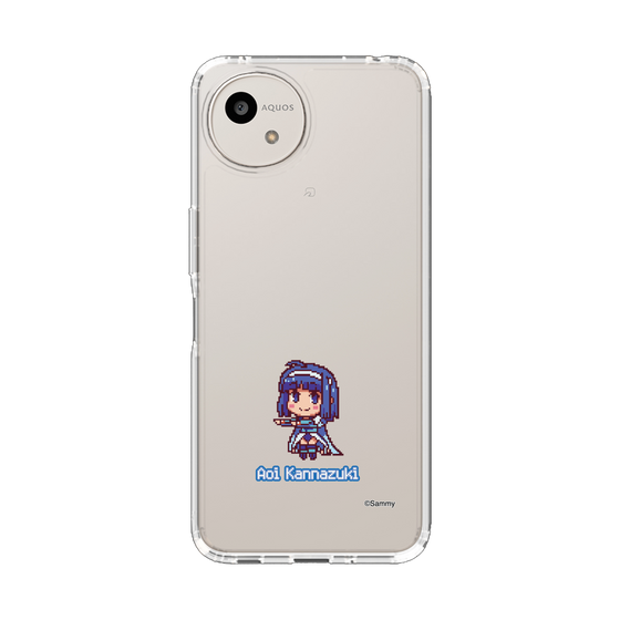 スリムプロテクションケース［ ツインエンジェル - 神無月 葵 - ドットイラスト ］