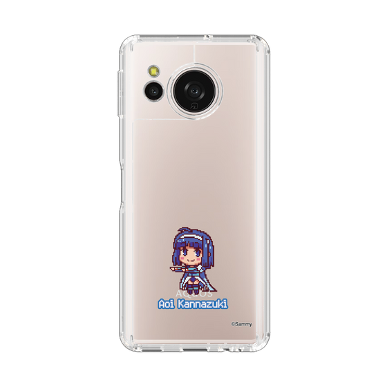 スリムプロテクションケース［ ツインエンジェル - 神無月 葵 - ドットイラスト ］