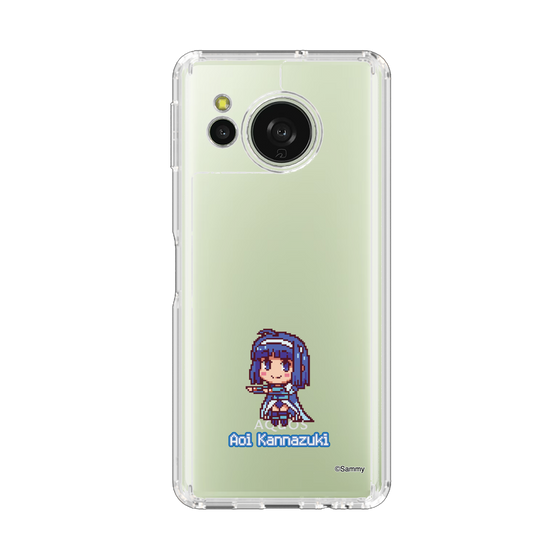 スリムプロテクションケース［ ツインエンジェル - 神無月 葵 - ドットイラスト ］