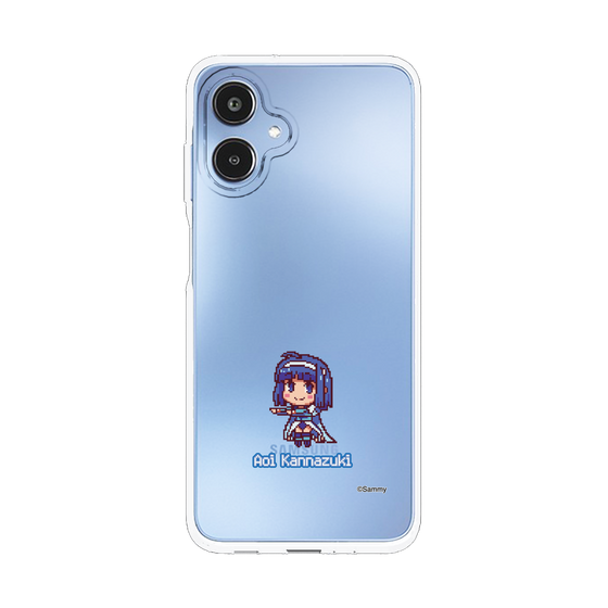 スリムプロテクションケース［ ツインエンジェル - 神無月 葵 - ドットイラスト ］