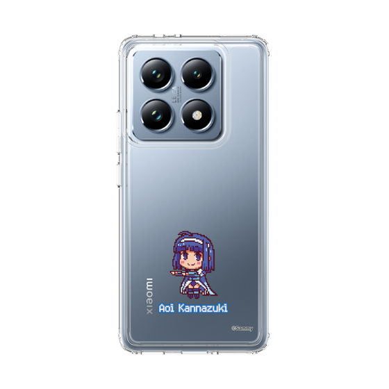 スリムプロテクションケース［ ツインエンジェル - 神無月 葵 - ドットイラスト ］