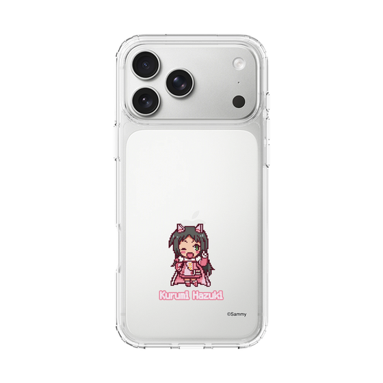 スリムプロテクションケース［ ツインエンジェル - 葉月 クルミ - ドットイラスト ］