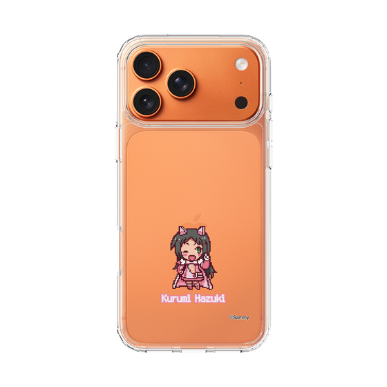 スリムプロテクションケース［ ツインエンジェル - 葉月 クルミ - ドットイラスト ］