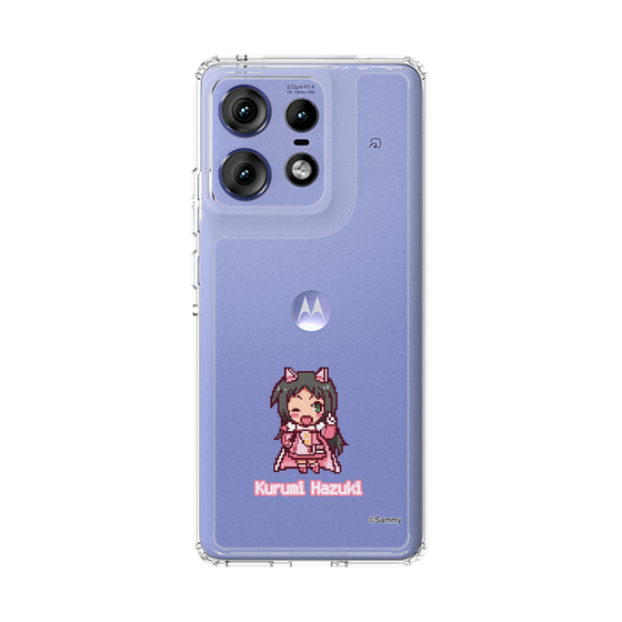 スリムプロテクションケース［ ツインエンジェル - 葉月 クルミ - ドットイラスト ］
