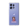 スリムプロテクションケース［ ツインエンジェル - 葉月 クルミ - ドットイラスト ］