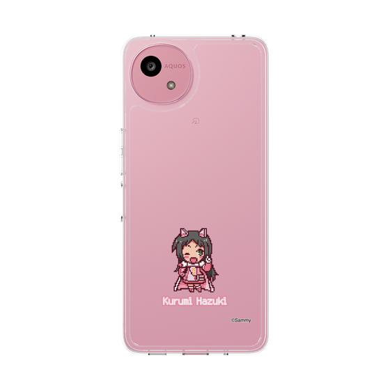 スリムプロテクションケース［ ツインエンジェル - 葉月 クルミ - ドットイラスト ］