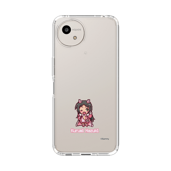 スリムプロテクションケース［ ツインエンジェル - 葉月 クルミ - ドットイラスト ］