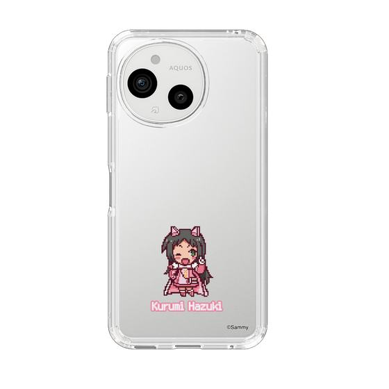 スリムプロテクションケース［ ツインエンジェル - 葉月 クルミ - ドットイラスト ］