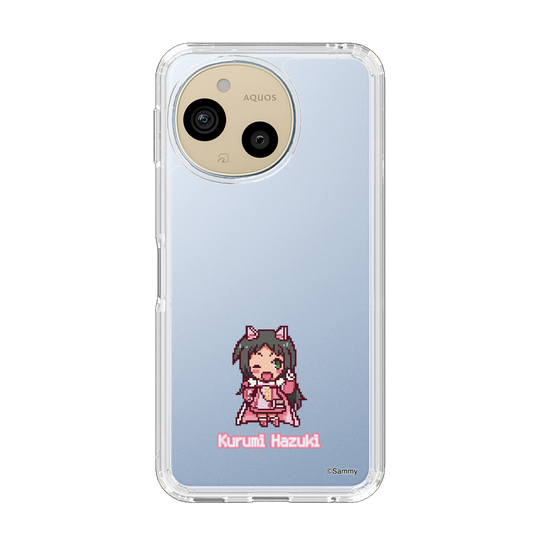 スリムプロテクションケース［ ツインエンジェル - 葉月 クルミ - ドットイラスト ］