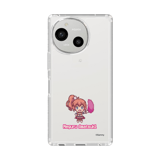 スリムプロテクションケース［ ツインエンジェル - 天月 めぐる - ドットイラスト ］