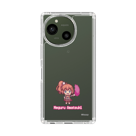 スリムプロテクションケース［ ツインエンジェル - 天月 めぐる - ドットイラスト ］