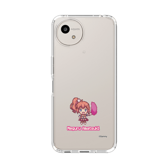 スリムプロテクションケース［ ツインエンジェル - 天月 めぐる - ドットイラスト ］